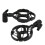 Flexible Microphone Shock Mount for Broadcasting Conference 10cm Size Black 11