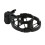 Flexible Microphone Shock Mount for Broadcasting Conference 10cm Size Black 15