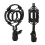 Flexible Microphone Shock Mount for Broadcasting Conference 10cm Size Black 8