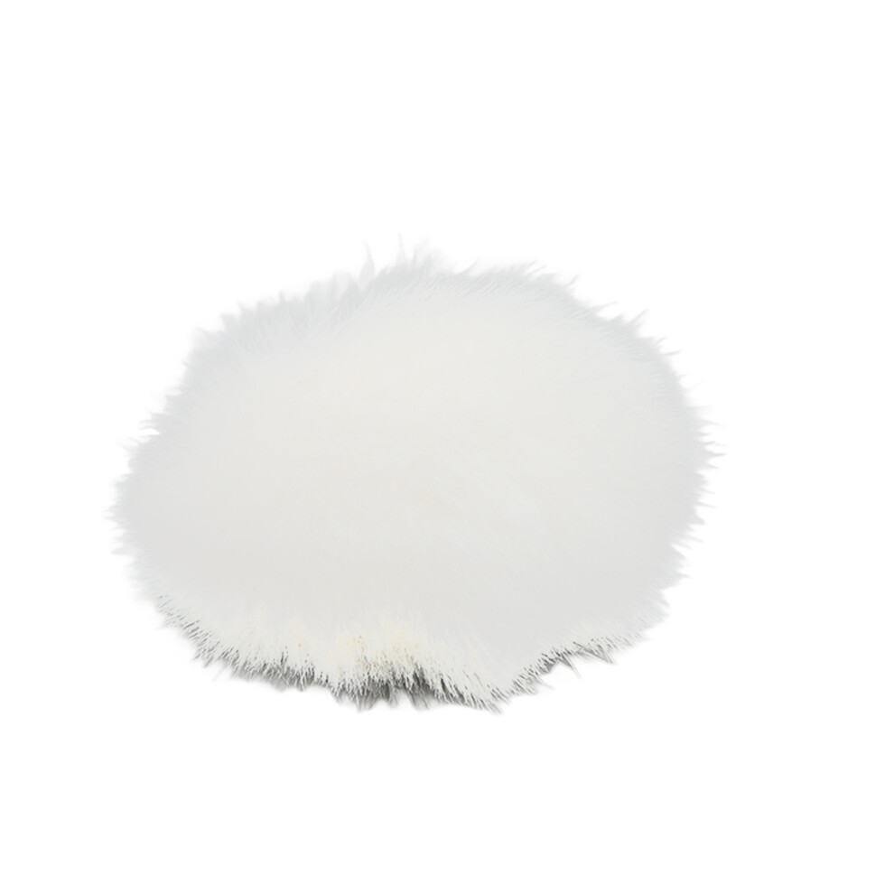 Lavalier Microphone Wind Cover 0.5Cm Furry Windscreen For Clear Speech White 4961357843541