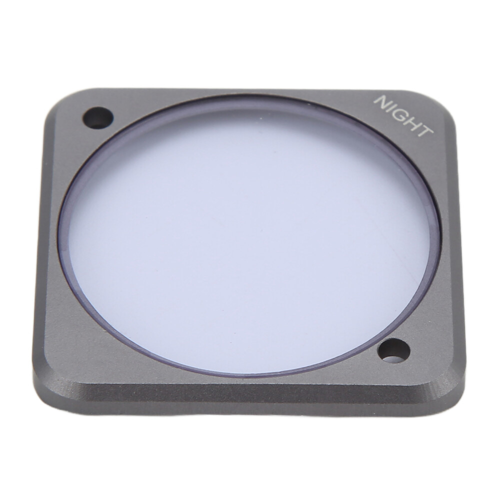 Night Optical Lens Filter For Dji Action 2 Sports Camera, Aluminum Alloy 7601357843079