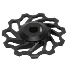 Galet de dérailleur à roulements en céramique 11 dents, 41 mm, Noir