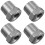 4Stk Gewinde Adapter, Anschluss Für Gartenschlauch, Silber 10