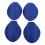 4Pcs Dark Blue Men’s Sponge Padding Bulge Insert Swim Briefs 1