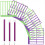 6 Pcs Ruler with 3 Dot Pen 2