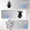 Rechargeable shaver
7-blade wireless charging shaver
Multi-function shaving and hair clipper 3