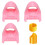 5Pcs Lock and Sewing Gauge, Plastic Templates, DIY Sew Tools 1