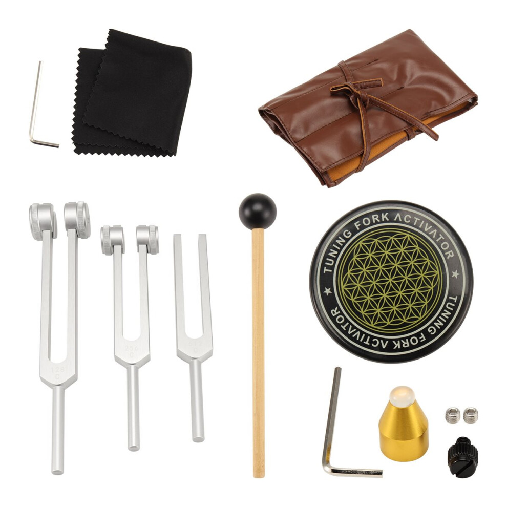 Melitt Tuning Forks/ Fork Set 128Hz 256Hz 512Hz 432Hz