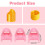 5Pcs Lock and Sewing Gauge, Plastic Templates, DIY Sew Tools 3