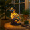 Glas-in-lood kattenlamp 5