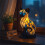Glas-in-lood kattenlamp 6