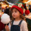 Kerstmuts Volwassenen Gestreepte Muts met Oor Dwerg B 6