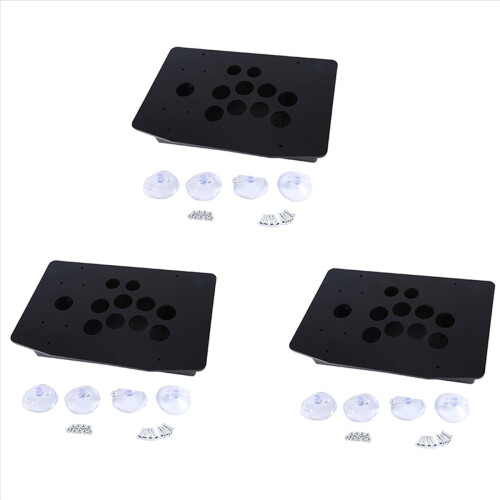 Arcade Joystick Acrylic Panel Case for Game Machine DIY