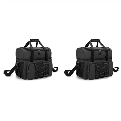 Bowling Bag, Tote with Cups and Padded Divider 1