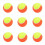 9 PCS Elasticity Soft Beach Tennis Ball High Quality Training 4