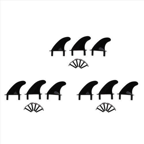 3Pcs Soft Top Surfboard Fins Sets for Softboard Paddle Board 1