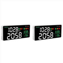 4-in-1 decibelmeter, WiFi-muurmontage, geluidsniveau 30-130DBA