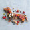 15,7 inch teckel hond dinerbord kaasplank kerst 9