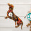 15,7 inch teckel hond dinerbord kaasplank kerst 6