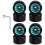 58x32mm Double Row Roller Skates Accessories Speed Wheels 4