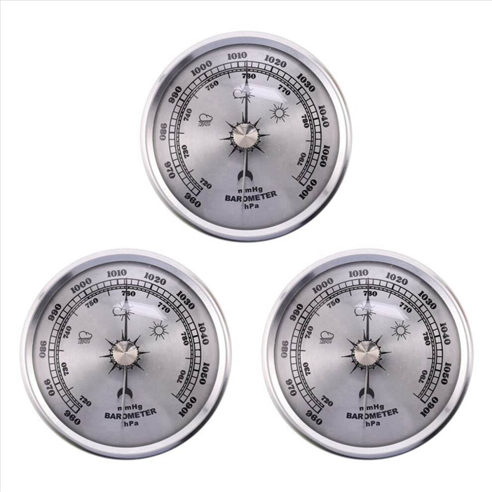 Melitt For Home Pressure Gauge Weather Station Metal Wall Hanging Barometer