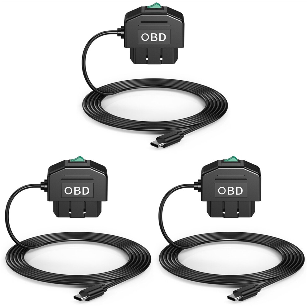 Dash Cam Obd Hardwire Kit, With Cable For Dashcam 12-24V To 5V/3A 4853020739223