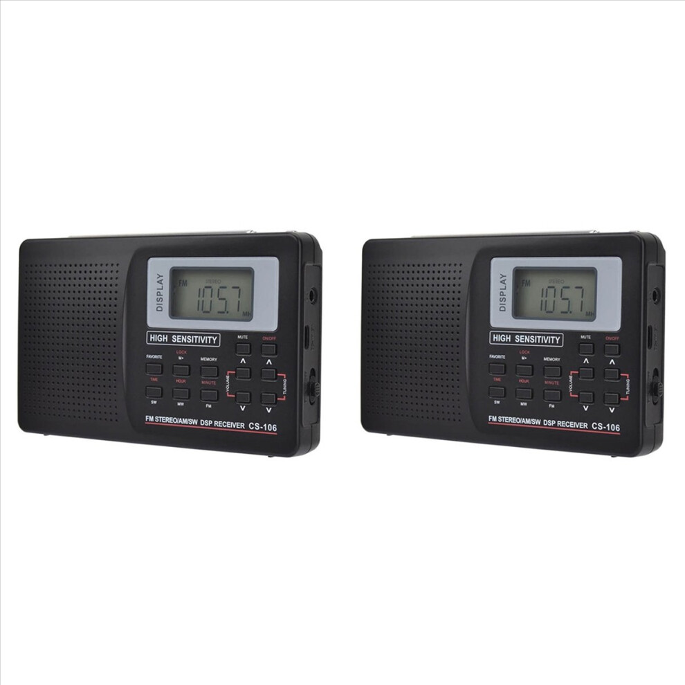 Full Band Radio Am/Sw/Lw/Tv/Fm Frequency Receiver 4853020738752
