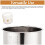 Stainless Steel Rice Cooker Inner Pot 5L,with Scale 8