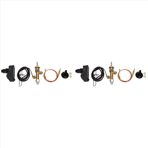 Safety Control Valve Kit, Push Button Ignition for Gas Grill, Heater