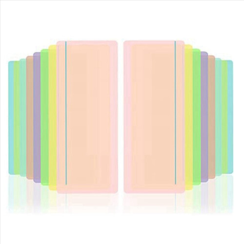 16 Pieces Guided Reading Highlight Strips Colored Overlays Bookmark 2