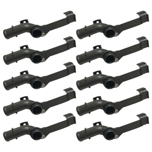 Black Plastic Engine Water Pipe to Cylinder Head 1