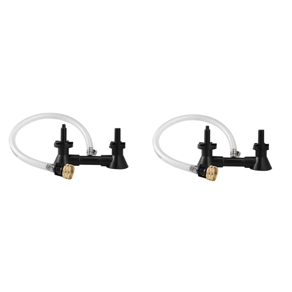 Double Head Beer Bottle Washer Cleaner With Kitchen Faucet Bar Tools 4853020749994