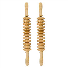 12 Rollers Wooden Massager Curved Exercise Roller Sticks