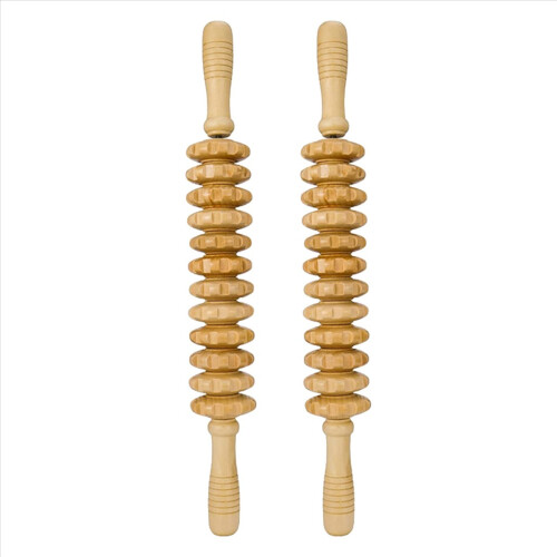 12 Rollers Houten Massager Gebogen Oefenroller Sticks 1