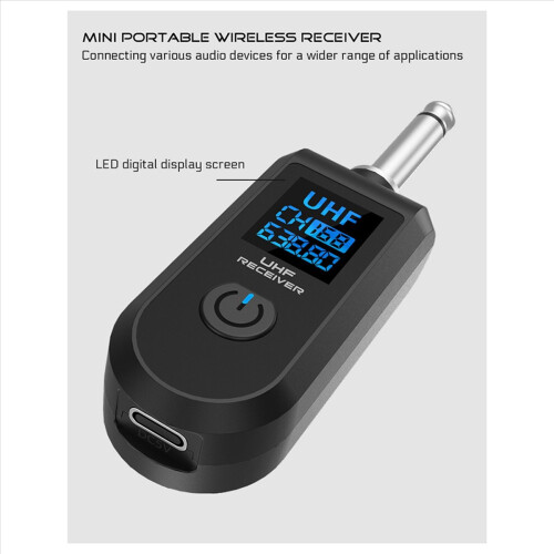Nieuwe draadloze microfoon UHF XLR-zender en -ontvanger 1