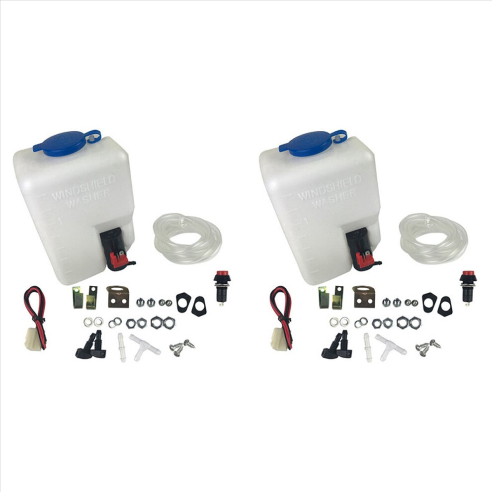 12V 1.5L Car Wind Shield Washer Reservoir Pump Bottle Kit 4853020752826