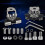 2Pcs Universal Mount Led Light Bar Mounting Brackets Pillar Holder 8