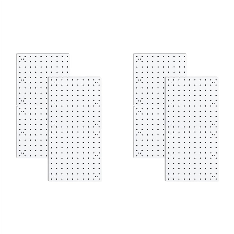 Pegboards, Pegboard Wall Organizer Panels, Peg Boards For Wall(4Pcs) White 4853020752642