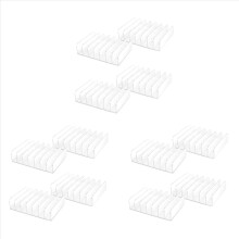 4 stuks heldere acryl cd-houder met ophangbaar dvd-displayrek