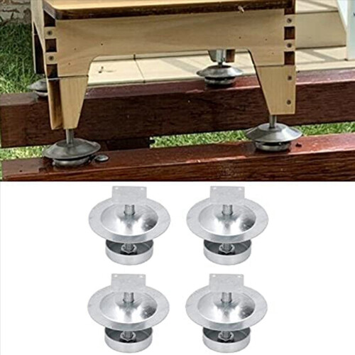 4PCS Ant Proof Hive Feet Beehive Base Trap Tool for Beekeeper
