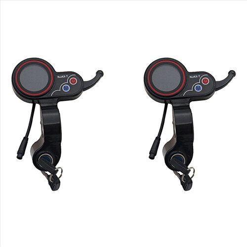 For NJAX-T Throttle LCD Display Meter with Key Switch Lock Speed