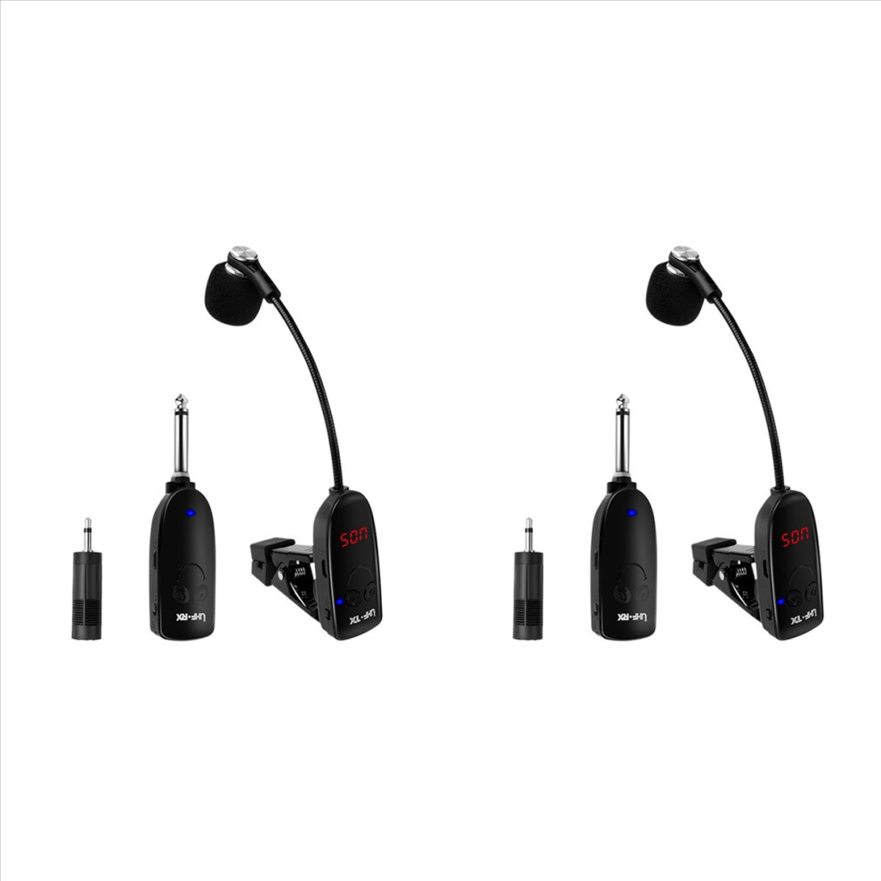Uhf Wireless Instruments Saxophone Microphone Receiver 4853020754462