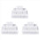 16MM Acrylic Cubes Blank Dice for ,Math Counting 50PCS 1