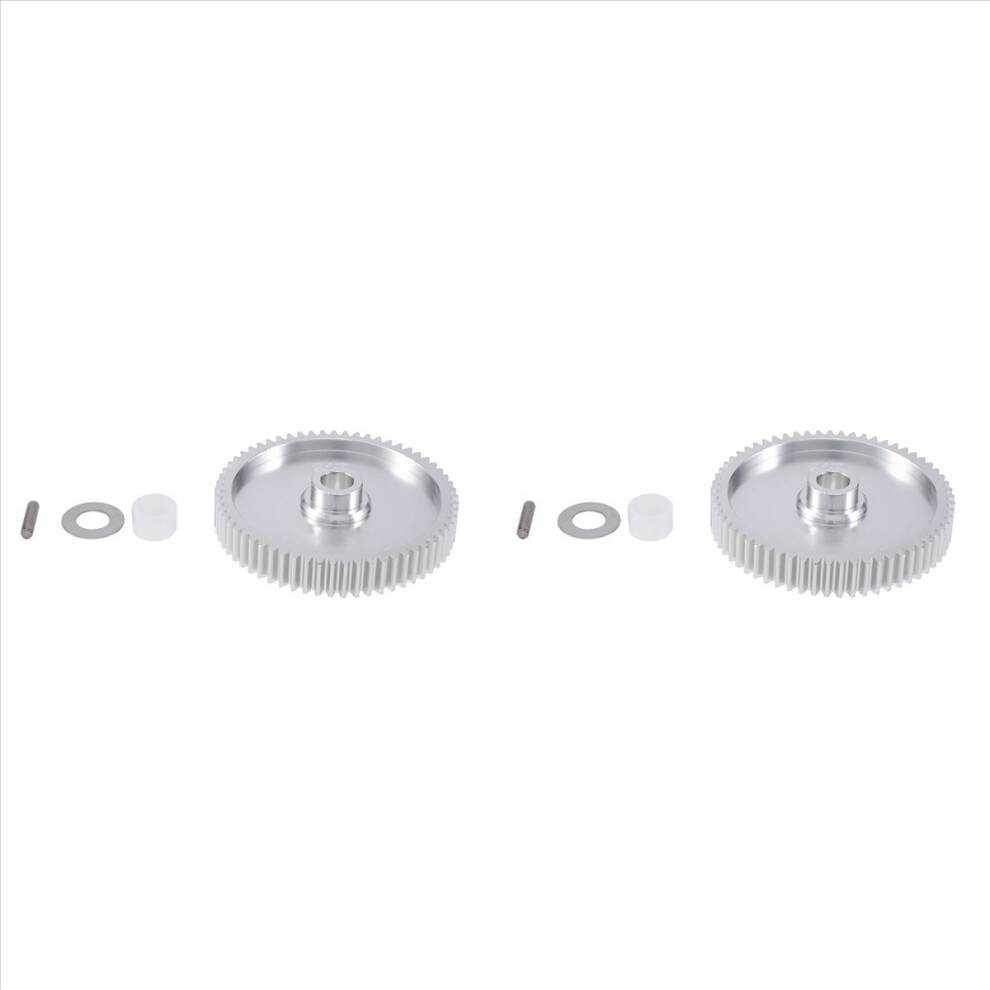 Photos - Parts for Drones & RC models 2X Metal 61T Spur Gear 51004 for TT01 TT01D 1/10 RC Car