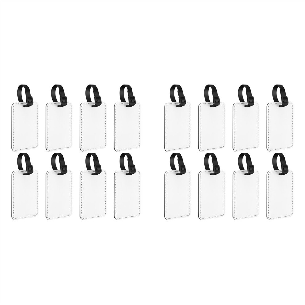 8Pcs Sublimation Luggage Tags Name Tag Blank Suitcase 4853020763617
