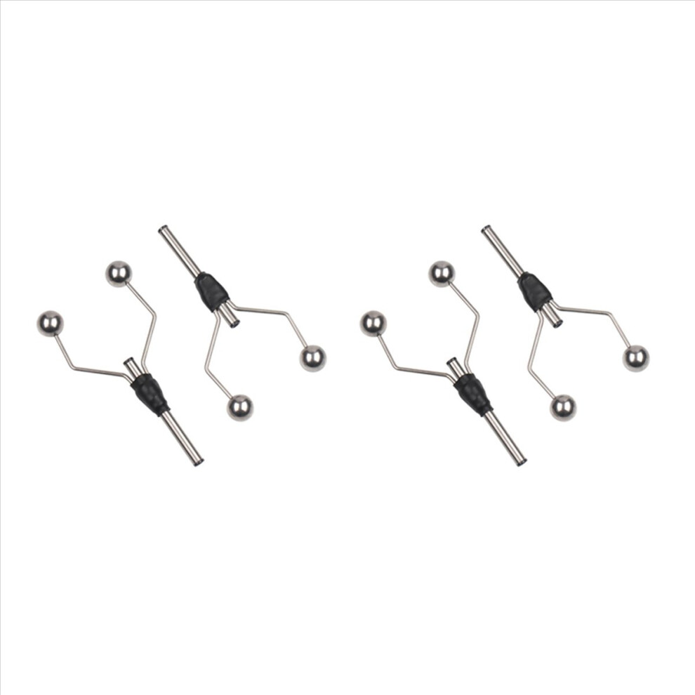2Pc Double Head Bi-Ceramic Tip Fly Tying Bobbin Holder For Fishing Black 4853020764041