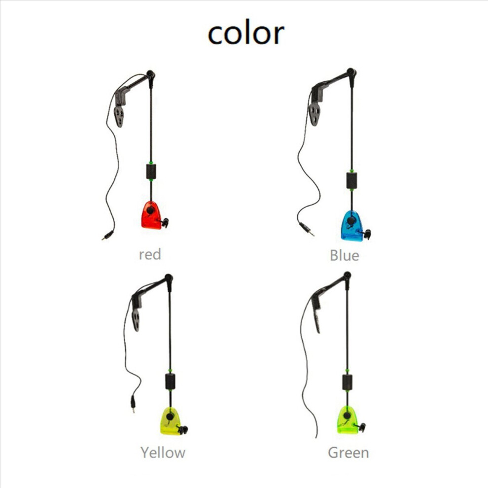 4Pcs Fishing Bite Alarm Indicators In Zipped Case Illuminated Swinger 4853020763914