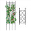 Plant Climbing Rattan Frame Garden Trellis Support Screen Style 4