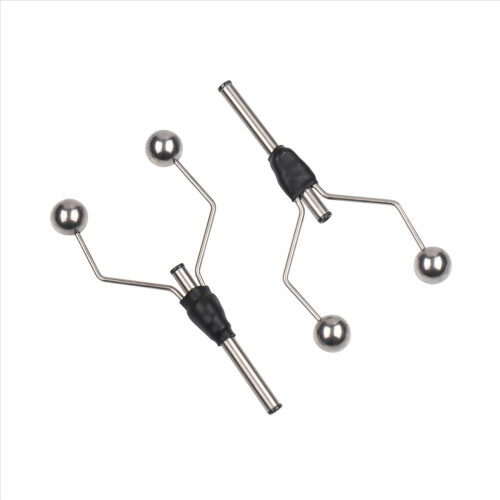 2PC Double Head Bi-Ceramic Tip Fly Tying Bobbin Holder for Fishing 2