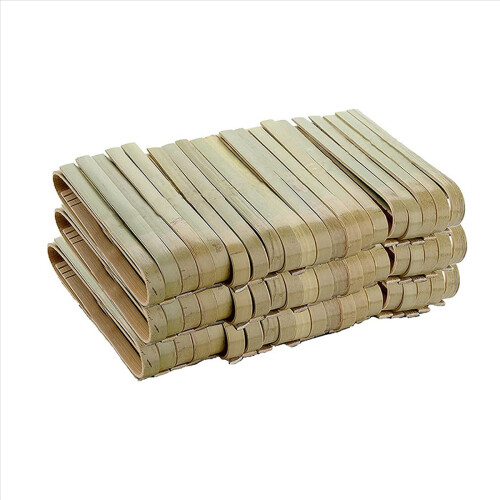 120er-Packung Mini-Bambuszangen, 10 cm Einwegbesteck 2